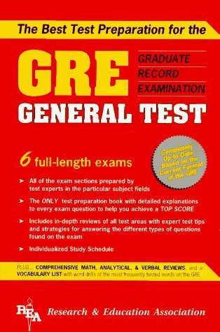 Beispielbild fr GRE: Graduate Record Examination General Test zum Verkauf von Wonder Book