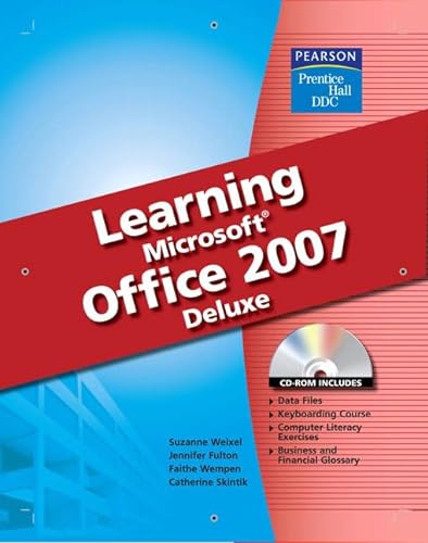 Imagen de archivo de Learning Micorosoft Office 2007 Deluxe a la venta por HPB-Red