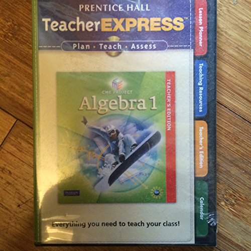 Stock image for CENTER FOR MATHEMATICS EDUCATION ALGEBRA 1 TEACHER EXPRES CD-ROM for sale by Iridium_Books