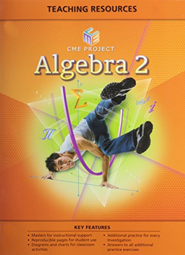 9780133644258: Center for Mathematics Education Project Algebra 2 Teaching Resources Blackline Masters
