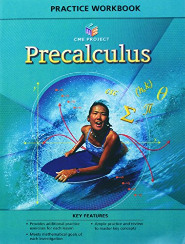 Stock image for CENTER FOR MATHEMATICS EDUCATION PROJECT PRECALCULUS PRACTICE WORKBOOK for sale by Iridium_Books