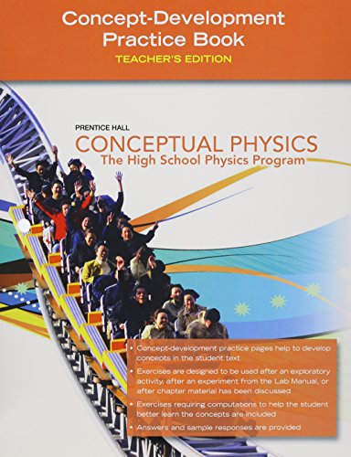 Conceptual Physics, Concept Development Practice Workbook, Teacher's Edition (9780133647518) by Pearson Prentice Hall