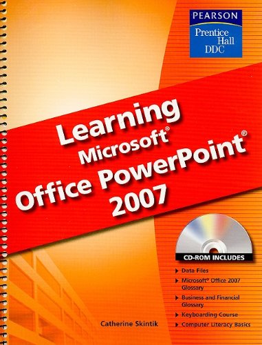 Imagen de archivo de Learning Microsoft Office PowerPoint 2007 a la venta por HPB-Red