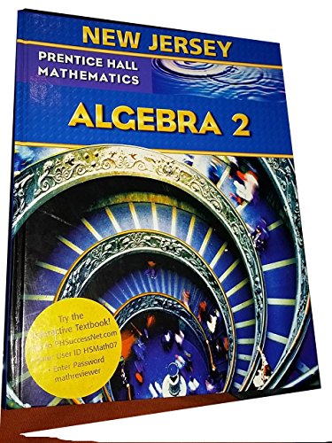 9780133660333: New Jersey Prentice Hall Mathematics Algebra 2