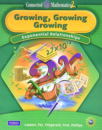 Stock image for CONNECTED MATHEMATICS GRADE 8 STUDENT EDITION GROWING, GROWING, GROWING for sale by Discover Books