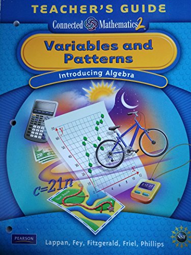 Stock image for Variables and Patterns; Introducing Algebra Teacher's Guide (Connected Mathematics 2) for sale by Better World Books