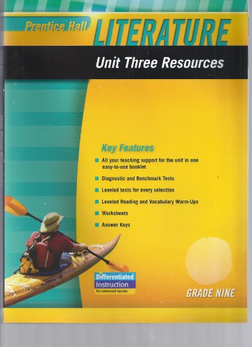 Stock image for Prentice Hall Literature 2010 Unit 3 Resource Grade 9 for sale by ThriftBooks-Atlanta