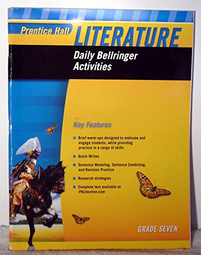 Stock image for Daily Bellringer Activities Grade 7 (Prentice Hall Literature) for sale by SecondSale