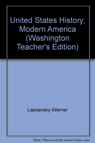 9780133686708: United States History; Modern America (Washington Teacher's Edition)