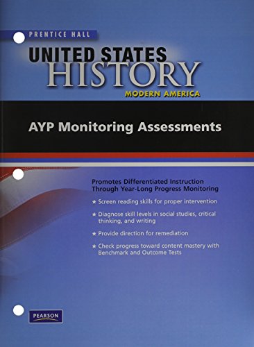 Stock image for UNITED STATES HISTORY 2010 ADEQUATE YEARLY PROGRESS MODERN GRADE 11/12 for sale by Iridium_Books