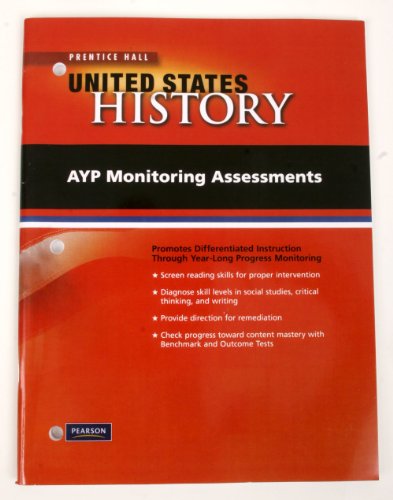 Stock image for UNITED STATES HISTORY 2010 ADEQUATE YEARLY PROGRESS SURVEY GRADE 11/12 for sale by Booksavers of MD