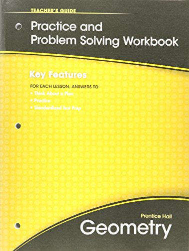 9780133688832: Prentice Hall Geometry Practice and Problem Solving Workbook Teacher's Guide