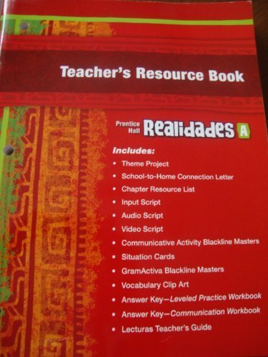 Stock image for Realidades - Teacher's Resource Book, Level A (Para Empezar - Tema 4) ; 9780133692518 ; 0133692515 for sale by APlus Textbooks