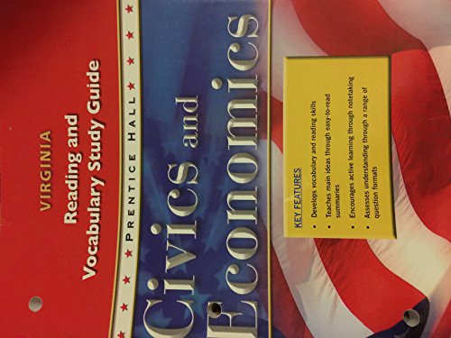 Stock image for Civics and Economics. Reading and Vocabulary Study Guide. Virginia Edition for sale by ThriftBooks-Atlanta