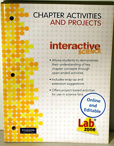 Stock image for Chapter Activities and Projects Lab Zone (Interactive Science) for sale by Better World Books