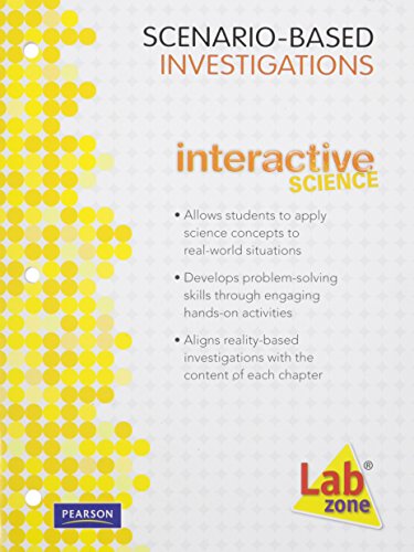 Beispielbild fr Pearson Middle-School Interactive Science: Scenario-Based Investigations (2011 Copyright) zum Verkauf von ~Bookworksonline~