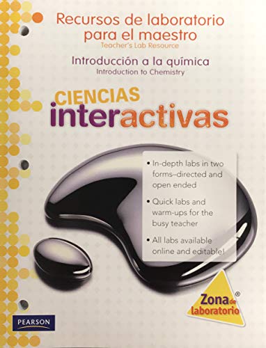 9780133705652: Recursos de Laboratorio para el maestro: Introduccin a la qumica Ciencias interactivas