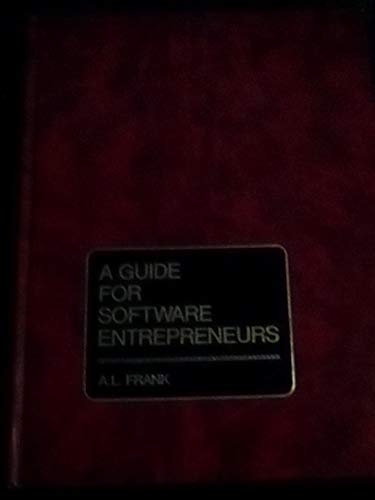 Stock image for A Guide for Software Entrepreneurs for sale by JR Books