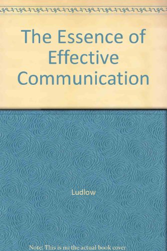 9780133715019: Essence Effective Communication (Bbm)