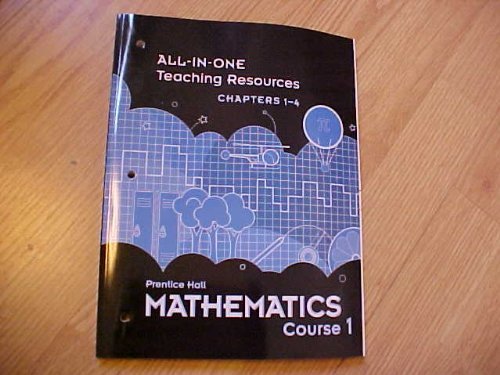 Immagine dell'editore per All-in-One Teaching Resources, Chapters 1-4, Prentice Hall Mathematics Course 1 (Prentice Hall Mathematics, Course 1) venduto da SecondSale