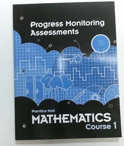Stock image for MIDDLE GRADES MATH 2010 PROGRESS MONITORING ASSESSMENTS COURSE 1 for sale by HPB-Red