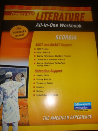 Stock image for Prentice Hall Literature All-in-One Workbook Georgia (Five workbooks in one!) (The American Experience) for sale by ThriftBooks-Atlanta