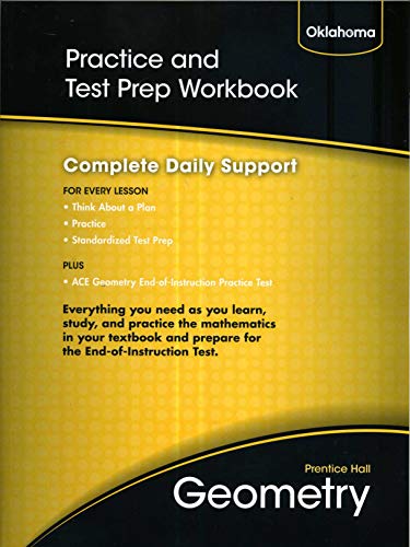 9780133729092: Prentice Hall Geometry Oklahoma Practice and Test Prep Workbook