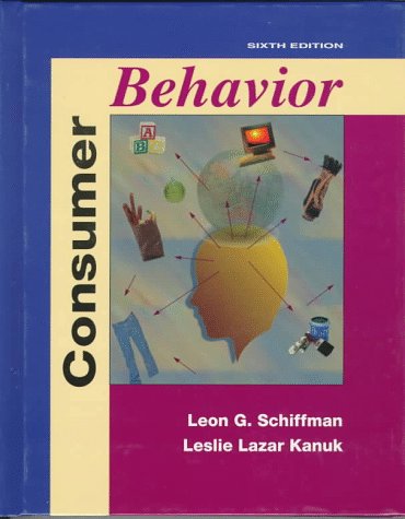 Beispielbild fr Consumer Behavior zum Verkauf von Better World Books