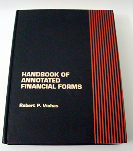 Stock image for Handbook of annotated financial forms for sale by Irish Booksellers