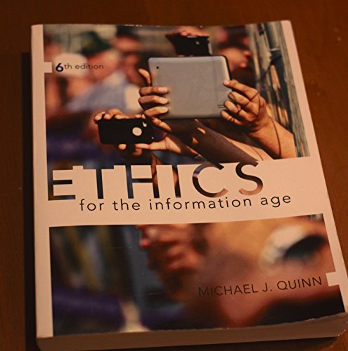 Beispielbild fr Ethics for the Information Age zum Verkauf von Better World Books