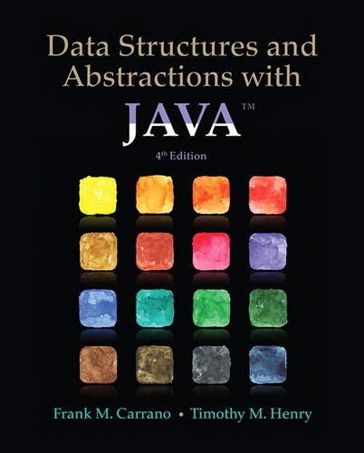 9780133744057: Data Structures and Abstractions With Java