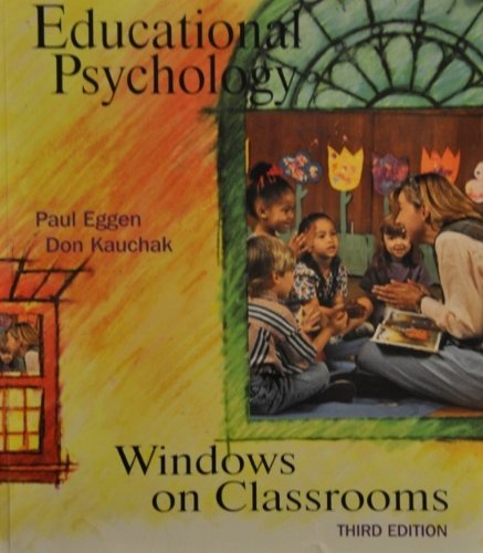 9780133746044: Educational Psychology: Windows on Classroom