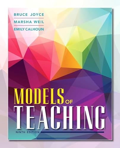 Imagen de archivo de Models of Teaching a la venta por HPB-Red
