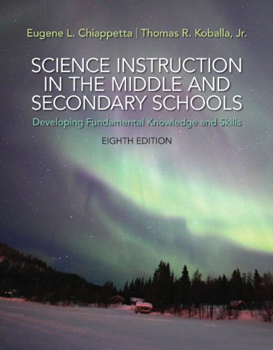 9780133752427: Science Instruction in the Middle and Secondary Schools: Developing Fundamental Knowledge and Skills