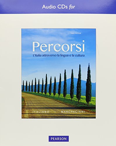 9780133754247: Text Audio CD for Percorsi: L'Italia attraverso la lingua e la cultura