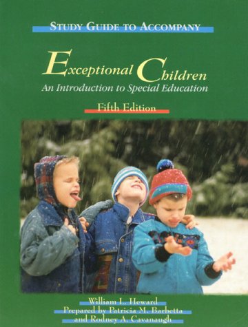Imagen de archivo de Study Guide to Accompany Exceptional Children: An Introduction to Special Education a la venta por HPB-Red