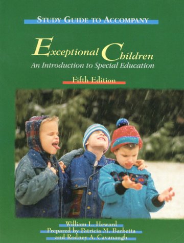 Stock image for Study Guide to Accompany Exceptional Children: An Introduction to Special Education for sale by HPB-Red