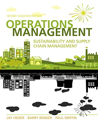 Imagen de archivo de Operations Management: Sustainability and Supply Chain Management, Second Canadian Edition (2nd Edition) a la venta por ThriftBooks-Atlanta
