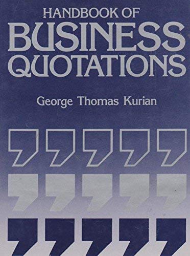 9780133765007: Handbook of Business Quotations