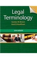 9780133766974: Legal Terminology: 2014 Update