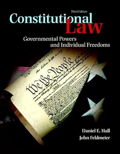 Stock image for Constitutional Law: Governmental Powers and Individual Freedoms for sale by BooksRun