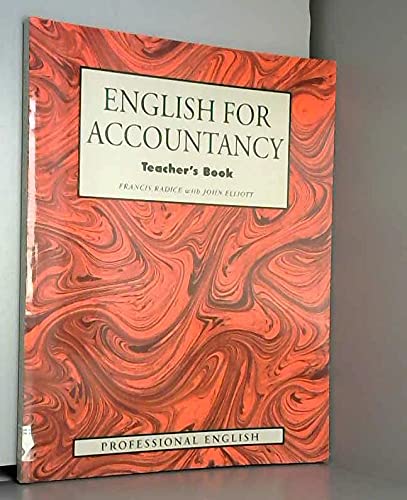 Beispielbild fr English for Accountancy: Teacher's Book zum Verkauf von medimops