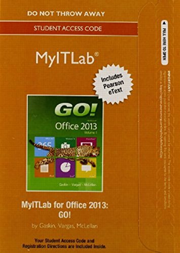 Imagen de archivo de Go! With Office 2013 Volume 1 Myitlab With Pearson Etext Replacement Access Card a la venta por Revaluation Books