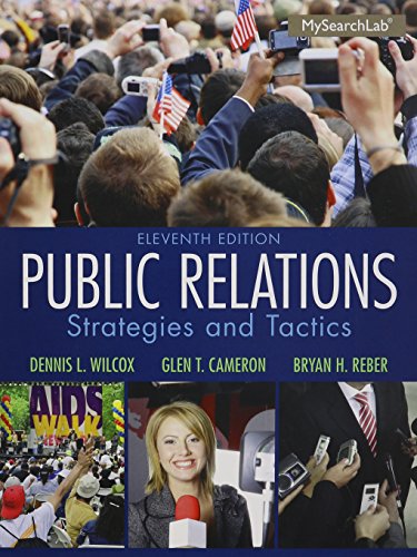 9780133775785: Public Relations: Strategies and Tactics