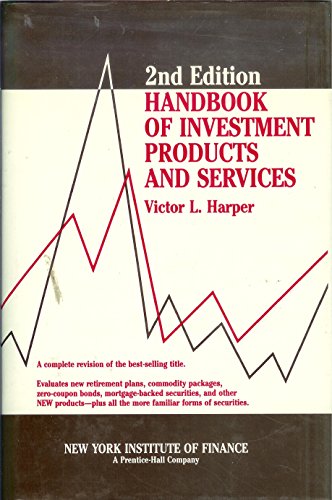 Stock image for Handbook of Investment Products and Services for sale by Hawking Books