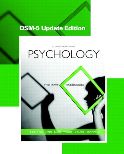 Beispielbild fr Psychology : From Inquiry to Understanding, Second Canadian Edition, DSM-5 Update Edition zum Verkauf von Better World Books: West