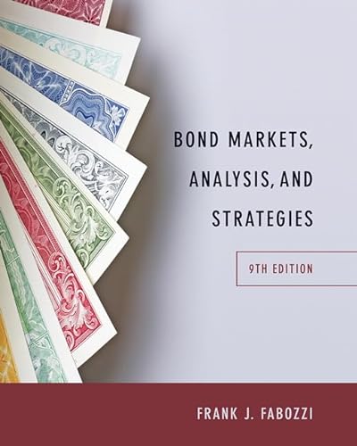 Imagen de archivo de Bond Markets, Analysis, and Strategies a la venta por Goodwill Books