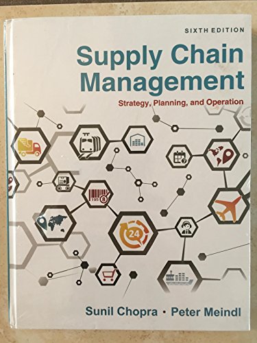 Imagen de archivo de Supply Chain Management: Strategy, Planning, and Operation a la venta por BooksRun