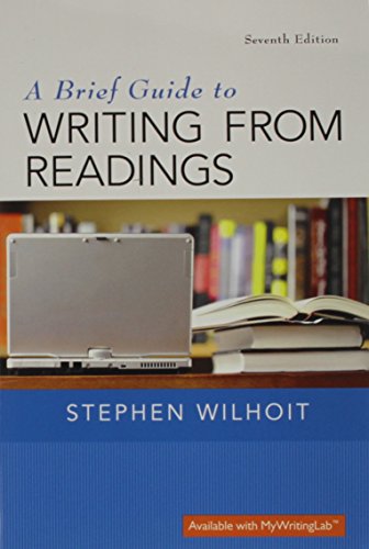 Stock image for A Brief Guide to Writing from Readings (7th Edition) for sale by SecondSale
