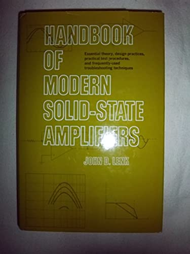 9780133803945: Handbook of Modern Solid State Amplifiers (Electronic Technology S.)